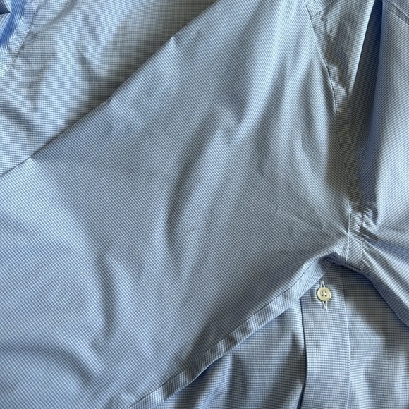 Men’s Jo’s. A Bank 1905 Blue Stretch Tailored Fit Shirt 17 - 36 - Picture 13 of 15